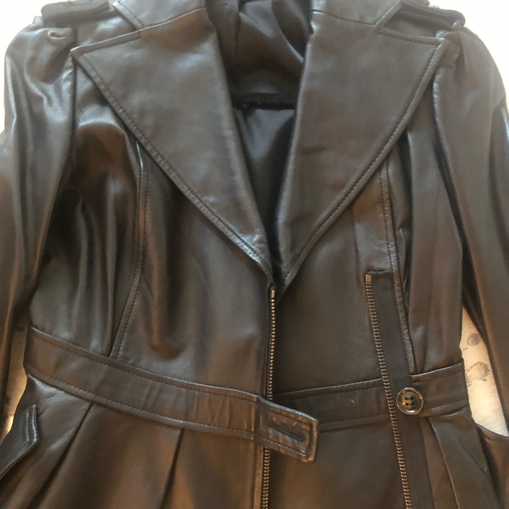 Dvf Leather Jacket - image 3